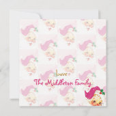 Kerstmis Roze Santa Custom (Achterkant)