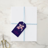 Kerstmis Roze Strik Favor Taglabels Cadeaulabel (Met Touw)