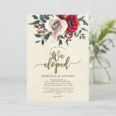 kerstmis rozen modern we hebben uitnodiging ontwik (Staand voorkant)