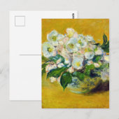 Kerstmis-Rozen (van Claude Monet) Briefkaart (Voorkant / Achterkant)