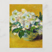 Kerstmis-Rozen (van Claude Monet) Briefkaart (Voorkant)