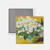 Kerstmis-Rozen (van Claude Monet) Magneet (Voorkant / Achterkant)