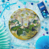 Kerstmis-Rozen (van Claude Monet) Papieren Bordje (Feest)