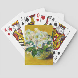 Kerstmis-Rozen (van Claude Monet) Pokerkaarten