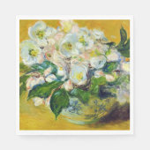 Kerstmis-Rozen (van Claude Monet) Servet (Voorkant)