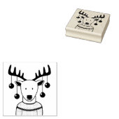 Kerstmis Rubberstempel (Gestempeld)