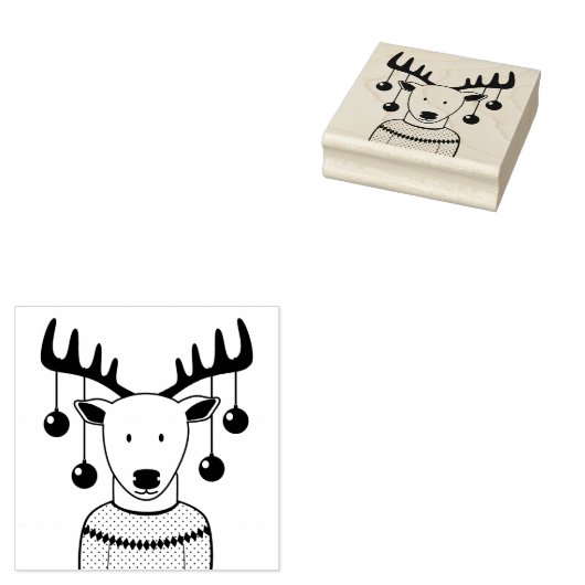 Kerstmis Rubberstempel (Gestempeld)