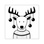 Kerstmis Rubberstempel (Afrduk)