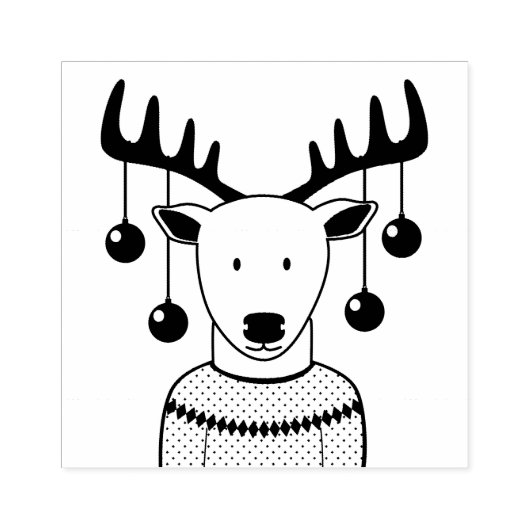 Kerstmis Rubberstempel (Afrduk)