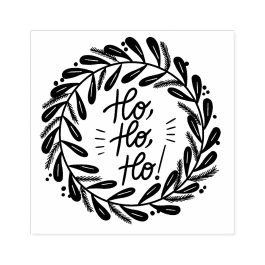 Kerstmis Rubberstempel (Afrduk)