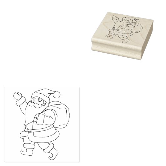 Kerstmis Rubberstempel (Gestempeld)
