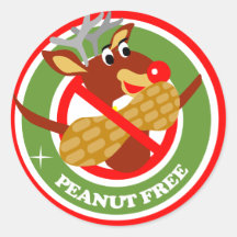 Kerstmis Rudolf Pindelvrije Stickers