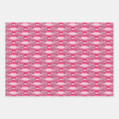 Kerstmis - Rudolf Reindeer Xmas Holiday Inpakpapier Vel (Voorkant 3)