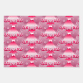 Kerstmis - Rudolf Reindeer Xmas Holiday Inpakpapier Vel (Voorkant)