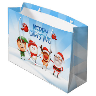 Kerstmis Rudolf The Reindeer en Vrienden Groot Cadeauzakje