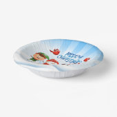 Kerstmis Rudolf The Reindeer en Vrienden Papieren Kommen (Gebogen)