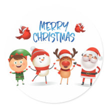 Kerstmis Rudolf The Reindeer en Vrienden