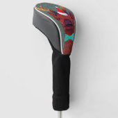 Kerstmis Rudolph Golfheadcover (Schuin)