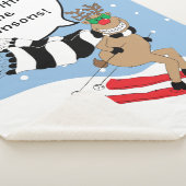 Kerstmis Rudolph Says Sherpa Deken (3/4)