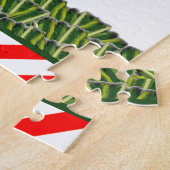 Kerstmis rugby cadeau legpuzzel (Zijkant)