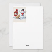 Kerstmis Ruikt Als Een Retro Vakantie Stinker Feestdagenkaart (Achterkant)