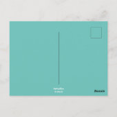 Kerstmis Saguaro Cactus Whimsical Sneeuwvlokken Briefkaart (Achterkant)