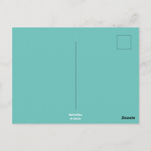 Kerstmis Saguaro Cactus Whimsical Sneeuwvlokken Briefkaart (Achterkant)