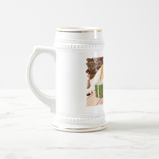 Kerstmis - Saint Bernard - Blue Bierpul (Links)