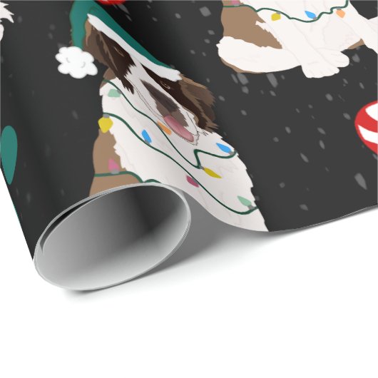 Kerstmis Saint Bernard Cadeaupapier (Rol Hoek)
