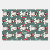 Kerstmis Saint Bernard Inpakpapier Vel (Voorkant 3)