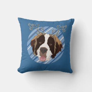 Kerstmis Saint Bernard Kussen