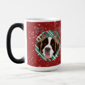 Kerstmis Saint Bernard Magische Mok (Links)