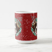 Kerstmis Saint Bernard Magische Mok (Midden)