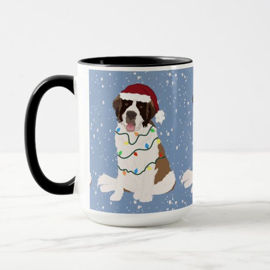 Kerstmis Saint Bernard Mok (Links)