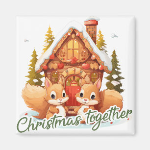 Kerstmis samen magneet