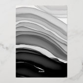 Kerstmis samen Modern Japandi Style 2 Foto Folie Feestdagenkaart (Achterkant)