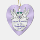 Kerstmis samen Ornament, elk jaar aangepast Keramisch Ornament (Links)