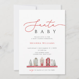 Kerstmis Santa Baby shower Xmas Kaart