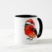 Kerstmis Santa Bird Koffie Mokken (Voorkant rechts)