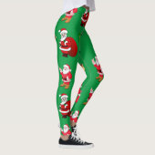 Kerstmis santa cadeaus cadeau patroon meisjes vrou leggings (Rechts)