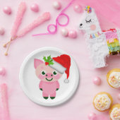 kerstmis santa claus papieren bordje (Feest)
