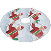 Kerstmis santa Donald Trump Kerstboom rok (Gekanteld)