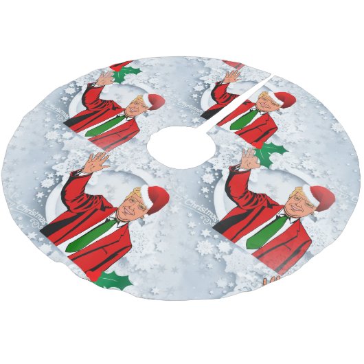 Kerstmis santa Donald Trump Kerstboom rok (Gekanteld)