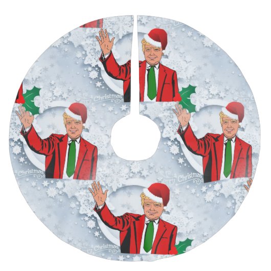 Kerstmis santa Donald Trump Kerstboom rok (Voorkant)