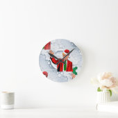 kerstmis santa donald trump ronde klok (Huis)