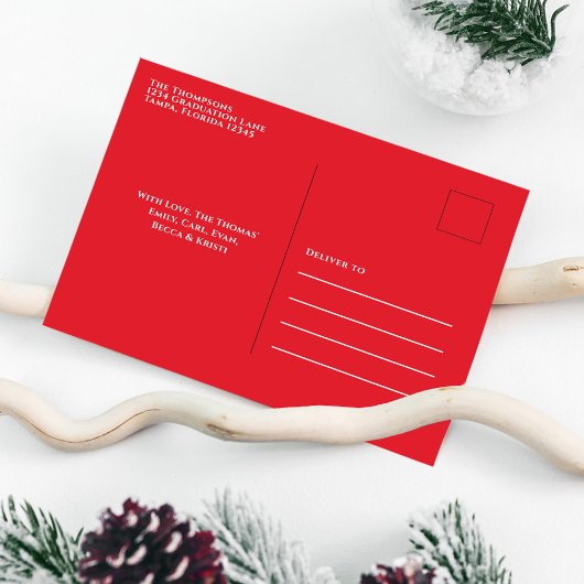 Kerstmis Santa Elf Funny Whimsical 1 Feestdagenkaart