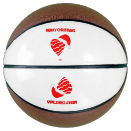 Kerstmis Santa Hart Basketbal