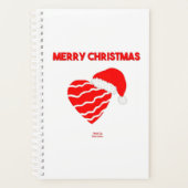 Kerstmis Santa Hart Kleine Planner (Voorkant)