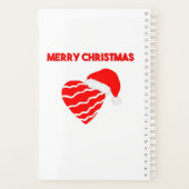 Kerstmis Santa Hart Kleine Planner (Achterkant)