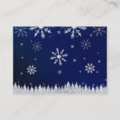 Kerstmis Santa Hat Baby shower Luier Raffle Informatiekaartje (Achterkant)